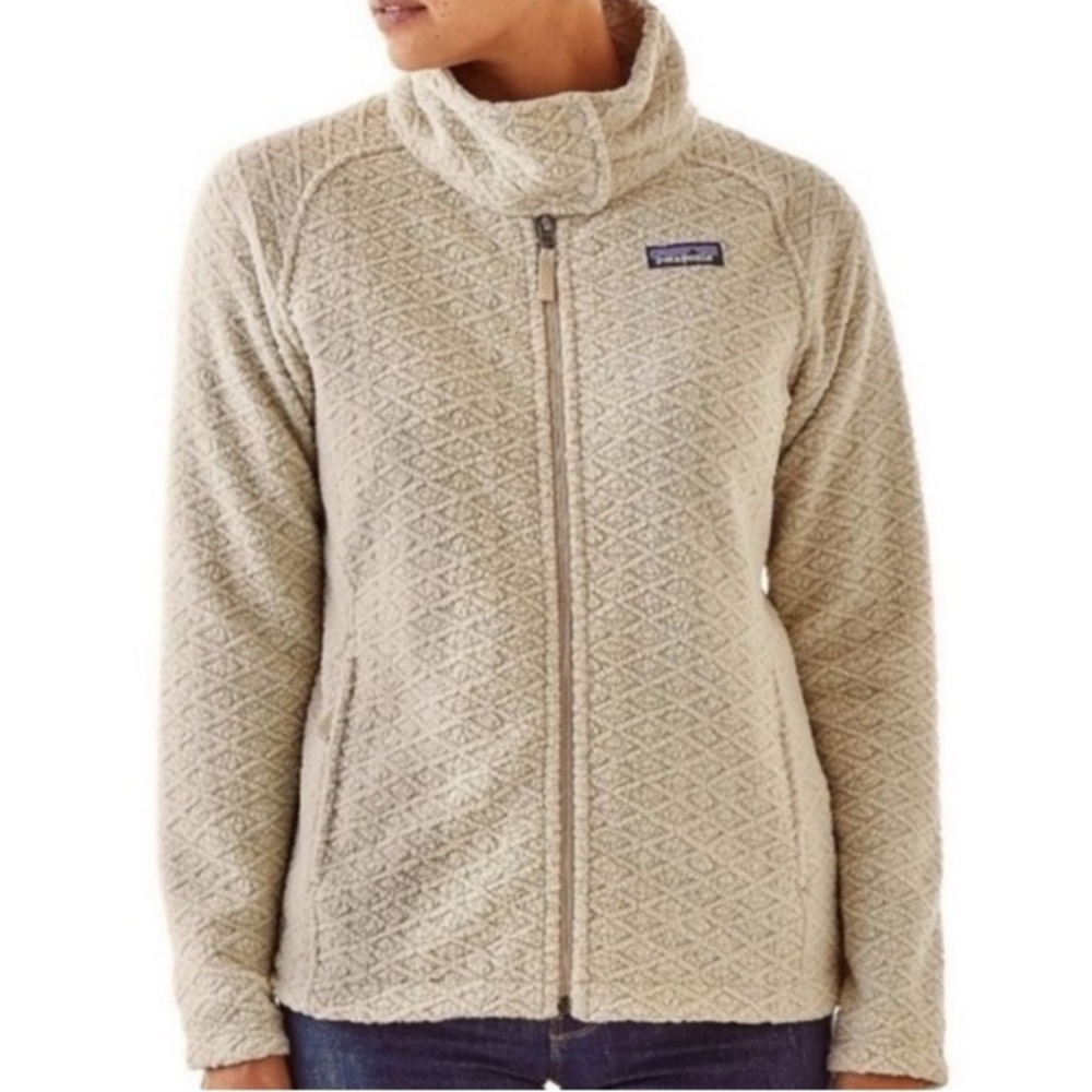 Patagonia Diamond Capra Fleece Zip Up Jacket